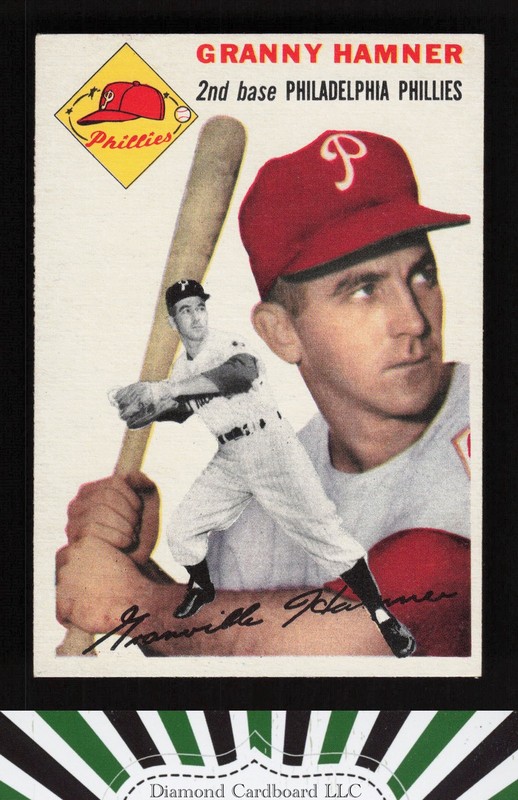 1954 Topps #24 Granny Hamner EXMT l, front