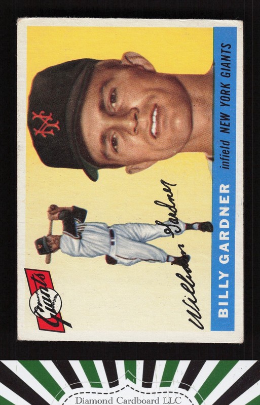1955 Topps #27 Billy Gardner VG e, front