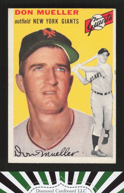 1954 Topps #42 Don Mueller VG n, front