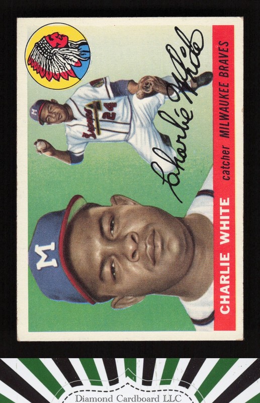 1955 Topps #103 Charlie White VGEX+ [NICELY CENTERED] i, front