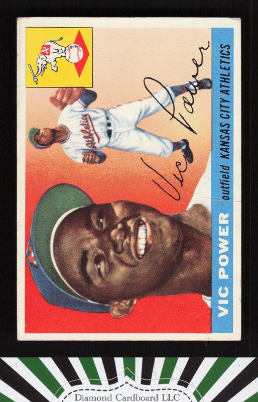 1955 Topps #30 Vic Power VG l, front