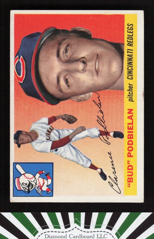 1955 Topps #153 Bud Podbielan EX m, front