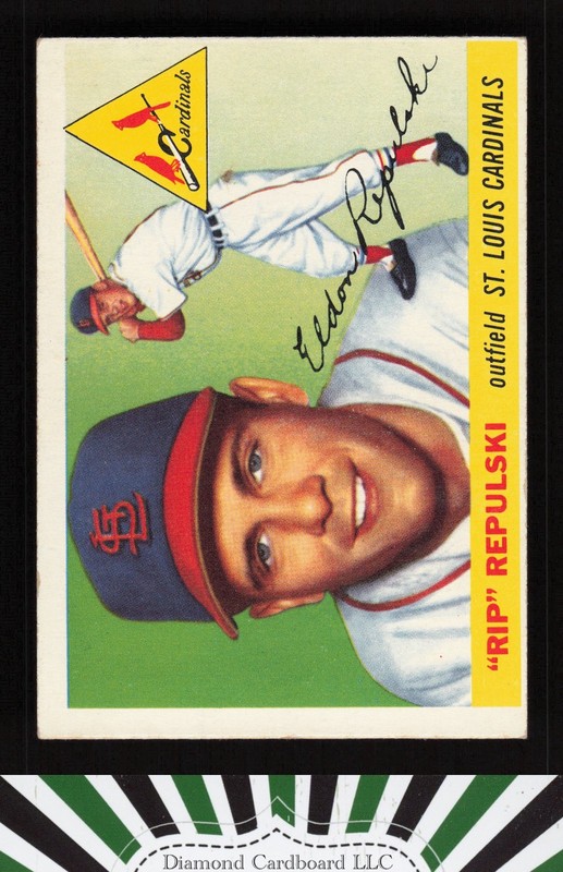 1955 Topps #55 Rip Repulski VGEX f, front