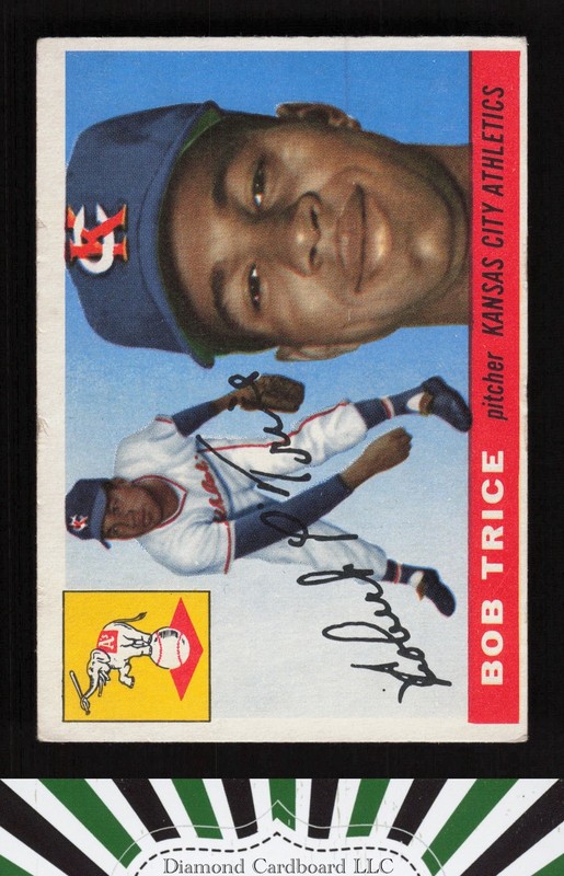 1955 Topps #132 Bob Trice GD b, front