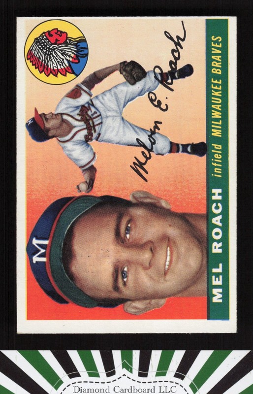 1955 Topps #117 Mel Roach VGEX+ k, front