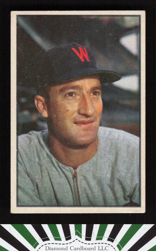 1953 Bowman Color #22 Bob Porterfield VGEX+ b, front
