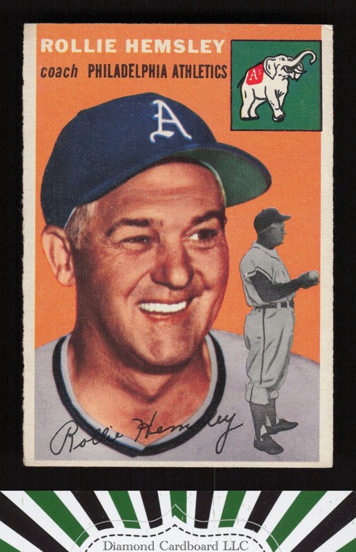 1954 Topps #143 Rollie Hemsley VGEX+ a, front