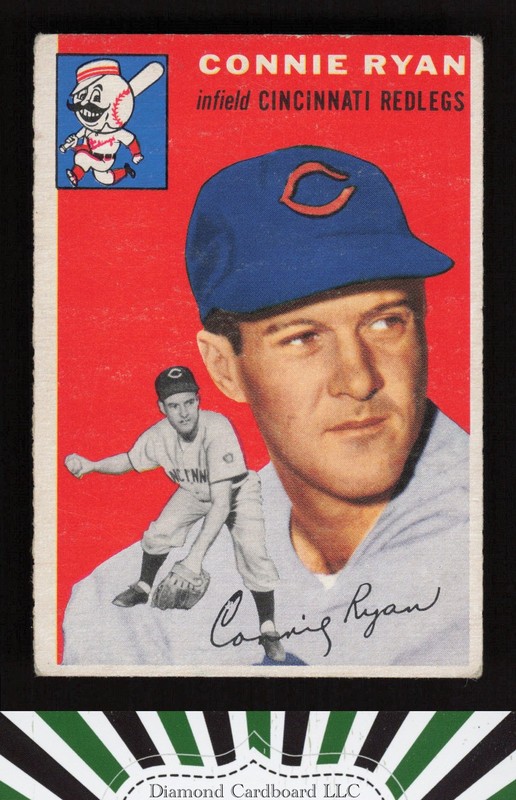 1954 Topps #136 Connie Ryan VG+ h, front