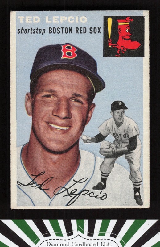 1954 Topps #66 Ted Lepcio VG h, front