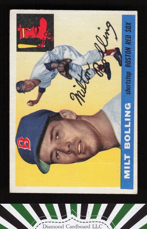 1955 Topps #91 Milt Bolling VGEX f, front
