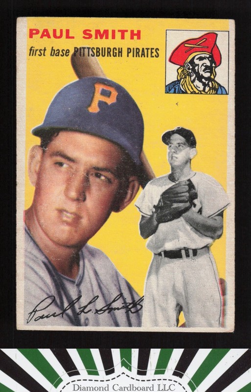 1954 Topps #11 Paul Smith VG l, front