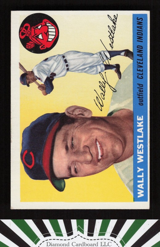 1955 Topps #102 Wally Westlake VGEX e, front