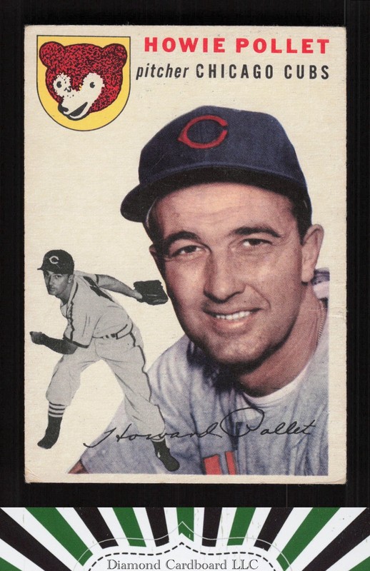 1954 Topps #89 Howie Pollet VG d, front