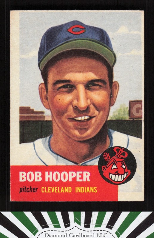 1953 Topps #84 Bob Hooper VGEX d, front