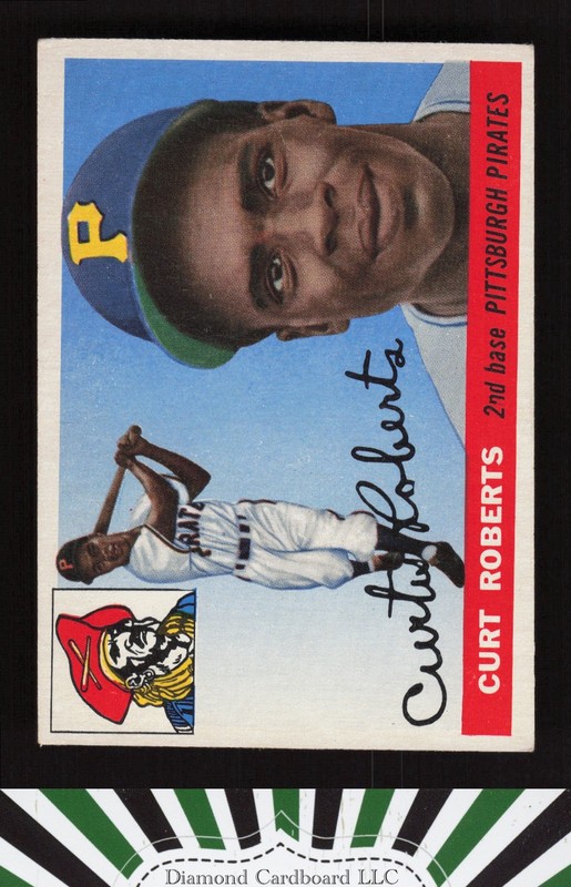 1955 Topps #107 Curt Roberts EX g, front