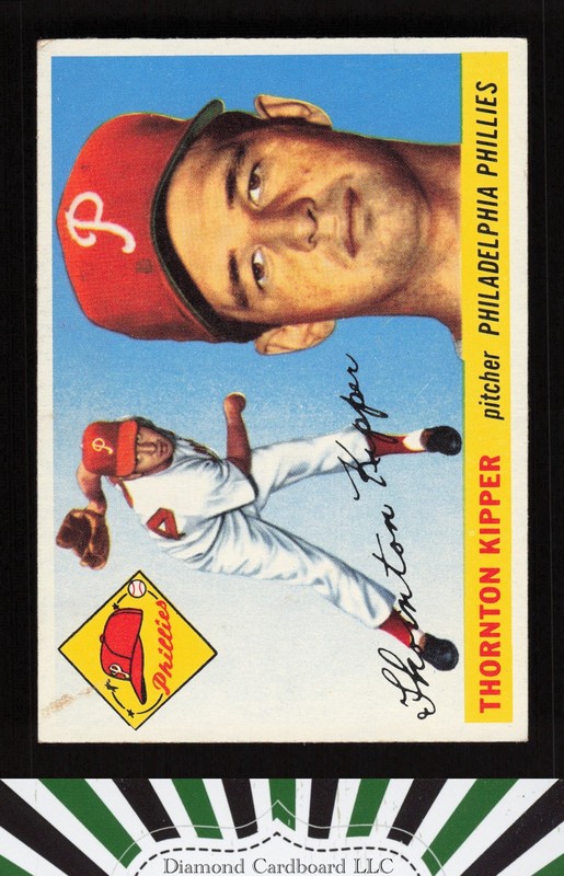 1955 Topps #62 Thornton Kipper VG [CENTERED] i, front