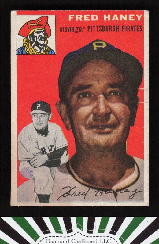 1954 Topps #75 Fred Haney VGEX l, front