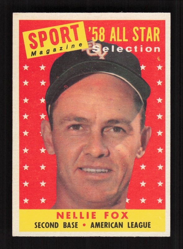 1958 Topps #479 Nellie Fox EXMT+ k, front