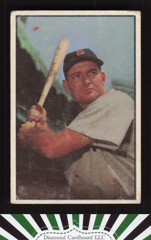 1953 Bowman Color #61 George Kell GD b, front