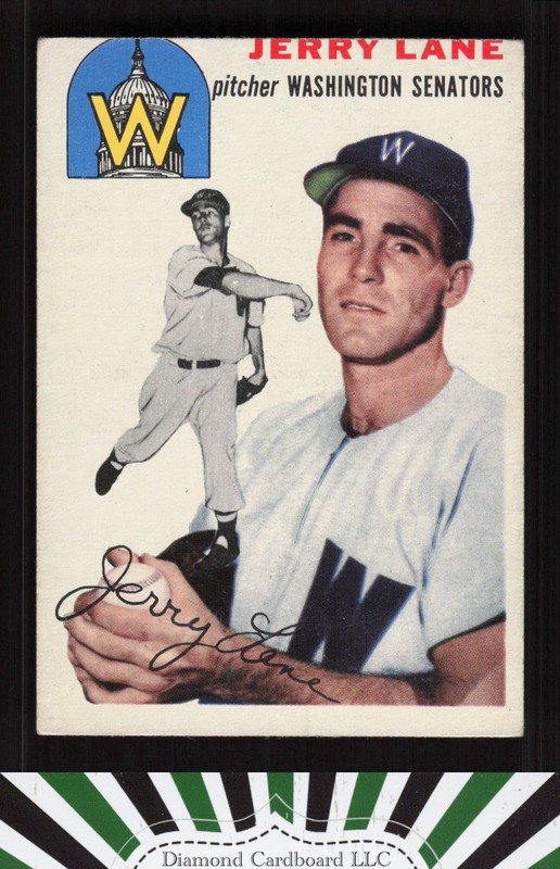 1954 Topps #97 Jerry Lane EX (MC) e, front