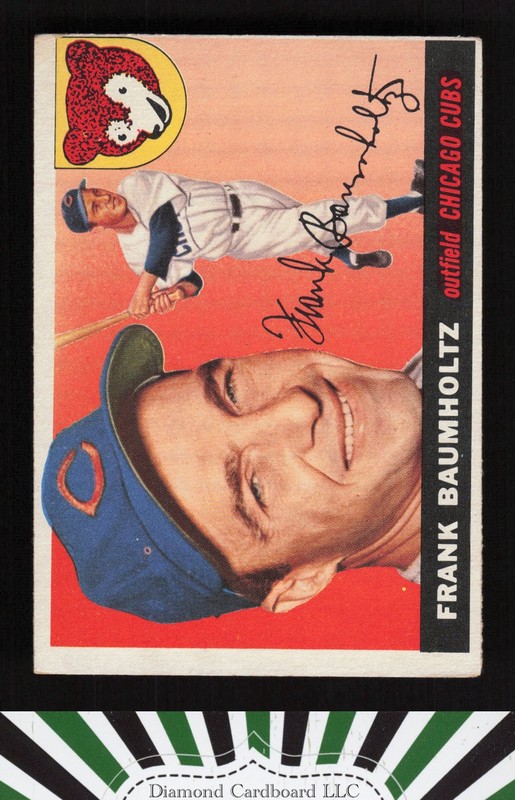 1955 Topps #172 Frank Baumholtz VGEX b, front