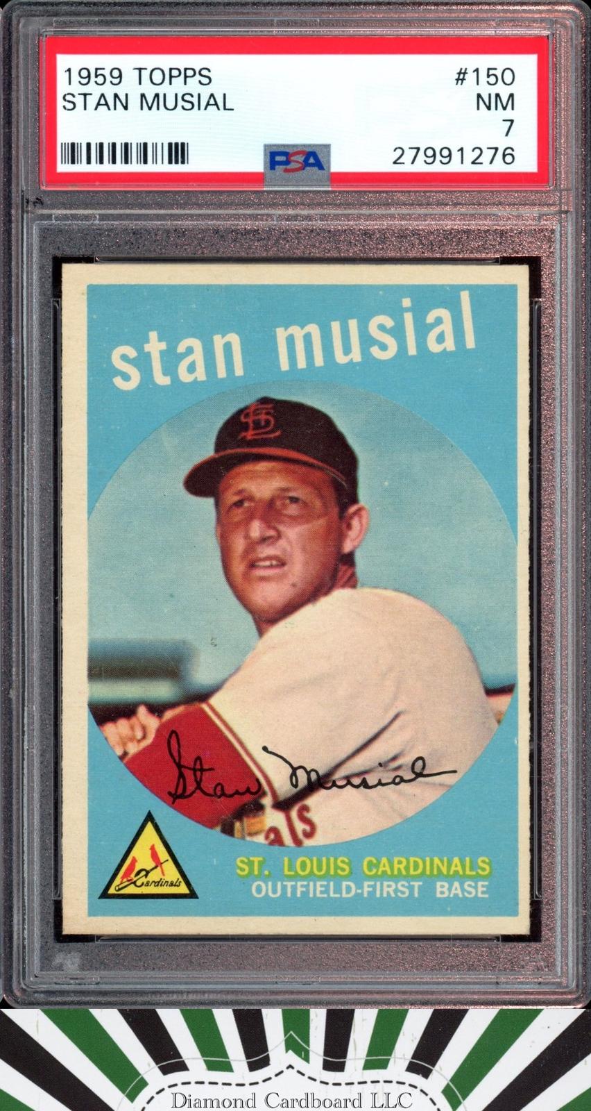 1959 Topps #150 Stan Musial PSA 7, front