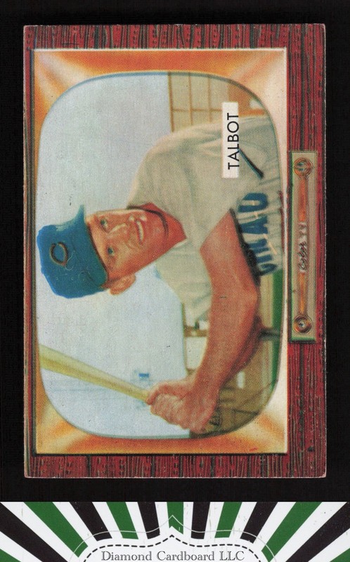 1955 Bowman #137 Bob Talbot VGEX+, front