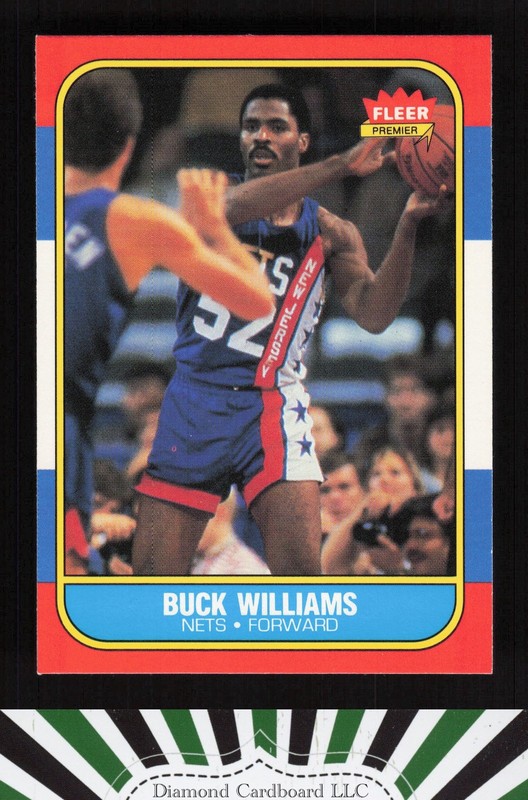 1986-87 Fleer #123 Buck Williams NMMT, front