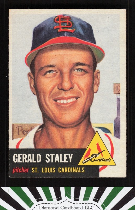 1953 Topps #56 Gerald Staley VG f, front