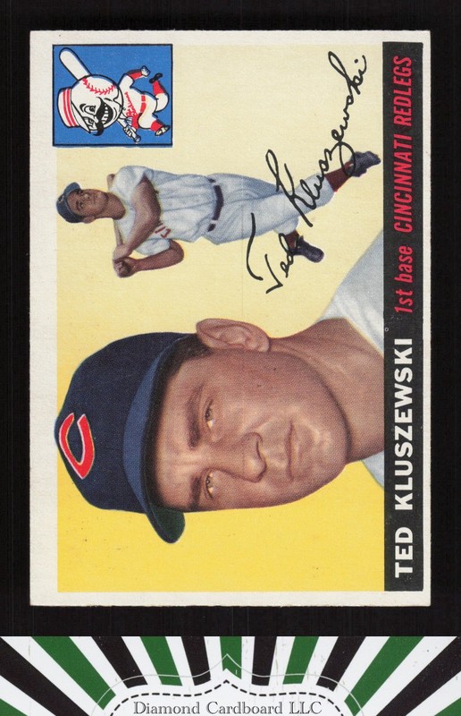 1955 Topps #120 Ted Kluszewski EX f, front