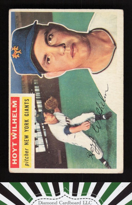 1956 Topps #307 Hoyt Wilhelm VGEX h, front