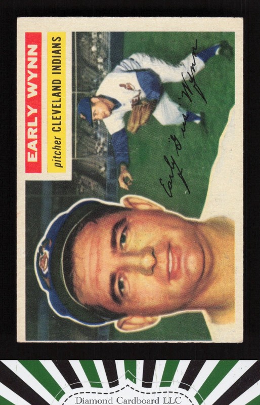 1956 Topps #187 Early Wynn VGEX l, front