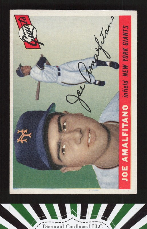 1955 Topps #144 Joe Amalfitano VGEX p, front