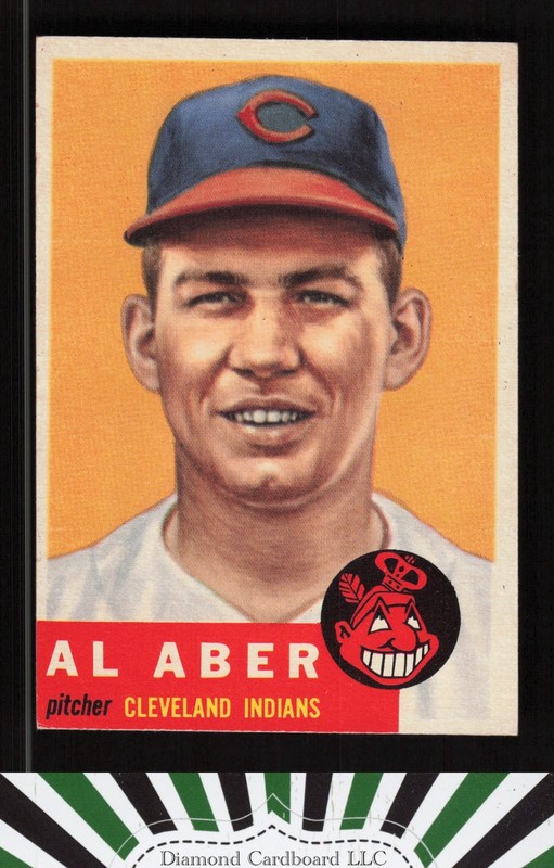 1953 Topps #233 Al Aber VGEX c, front