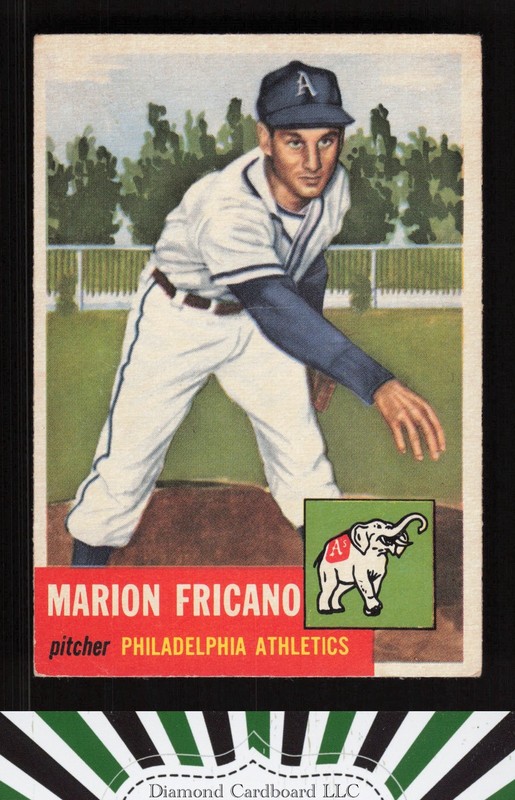 1953 Topps #199 Marion Fricano VG c, front