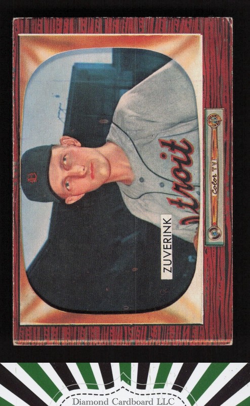 1955 Bowman #92 George Zuverink VG, front