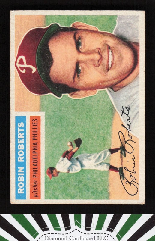 1956 Topps #180 Robin Roberts VGEX [NICELY CENTERED] q, front