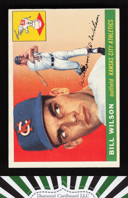 1955 Topps #86 Bill Wilson EX p, front