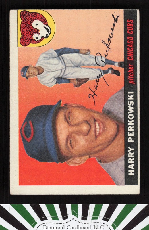 1955 Topps #184 Harry Perkowski VGEX (MC) i, front