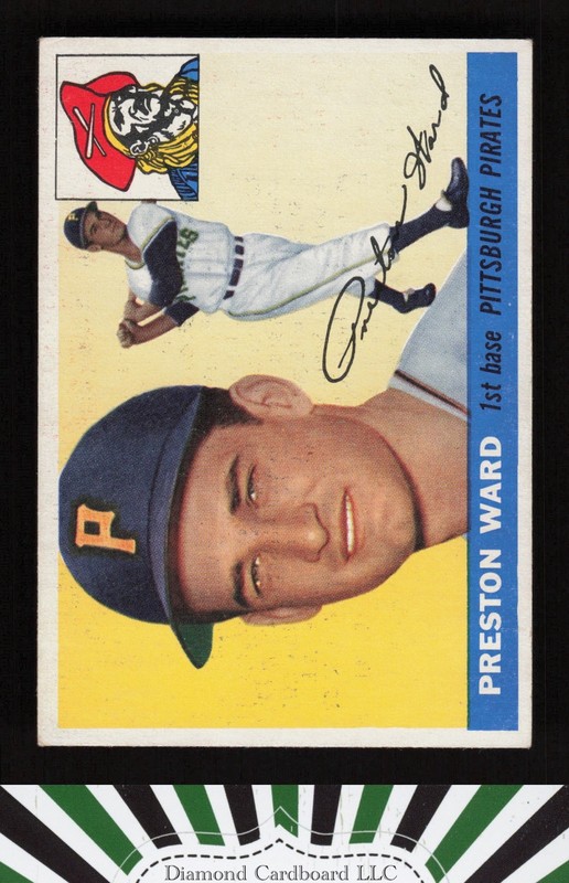 1955 Topps #95 Preston Ward VGEX+ [CENTERED] j, front
