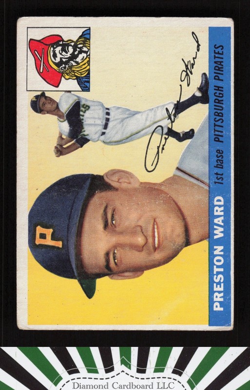 1955 Topps #95 Preston Ward GD+ c, front
