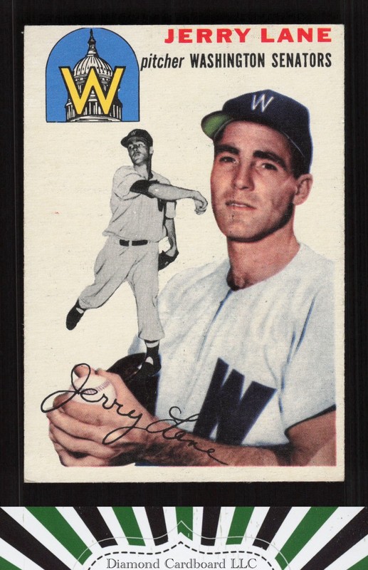 1954 Topps #97 Jerry Lane GD f, front