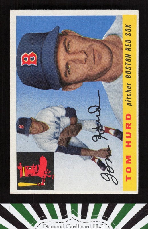 1955 Topps #116 Tom Hurd EX i, front