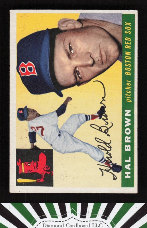 1955 Topps #148 Hal Brown VGEX k, front