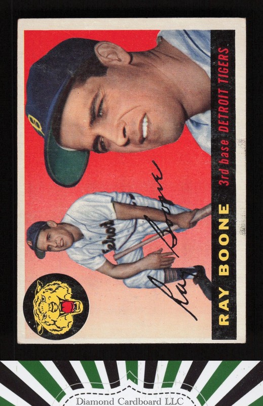 1955 Topps #65 Ray Boone VGEX d, front