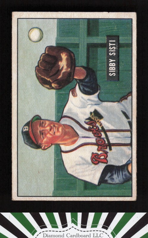 1951 Bowman #170 Sibby Sisti VG, front