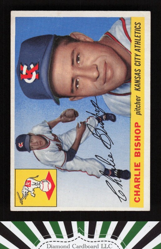 1955 Topps #96 Charlie Bishop VGEX o, front