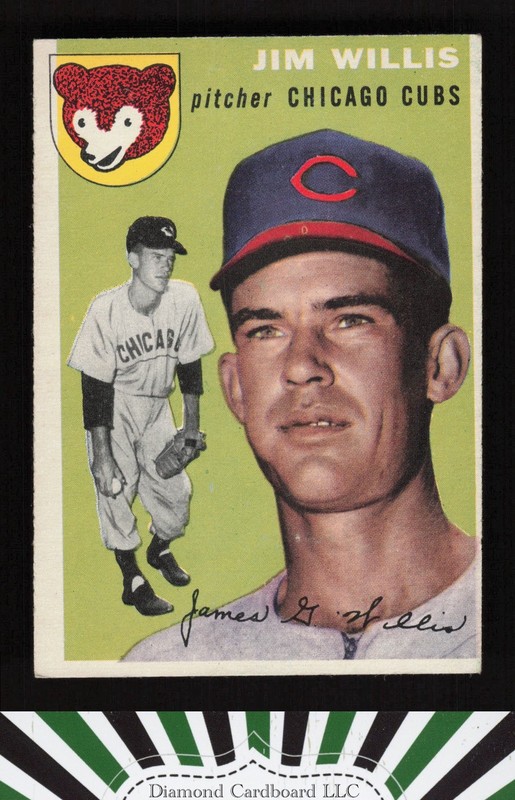1954 Topps #67 Jim Willis VGEX k, front