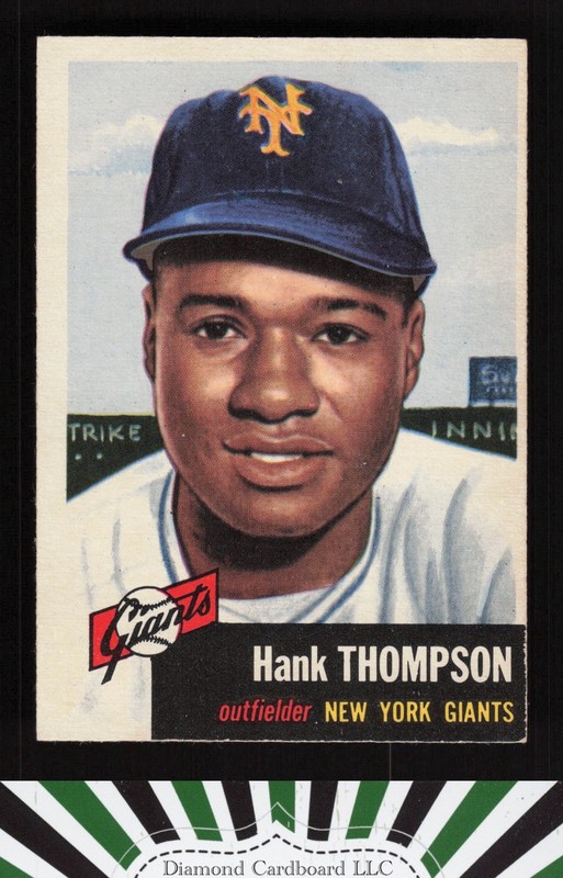 1953 Topps #20 Hank Thompson VG+ d, front