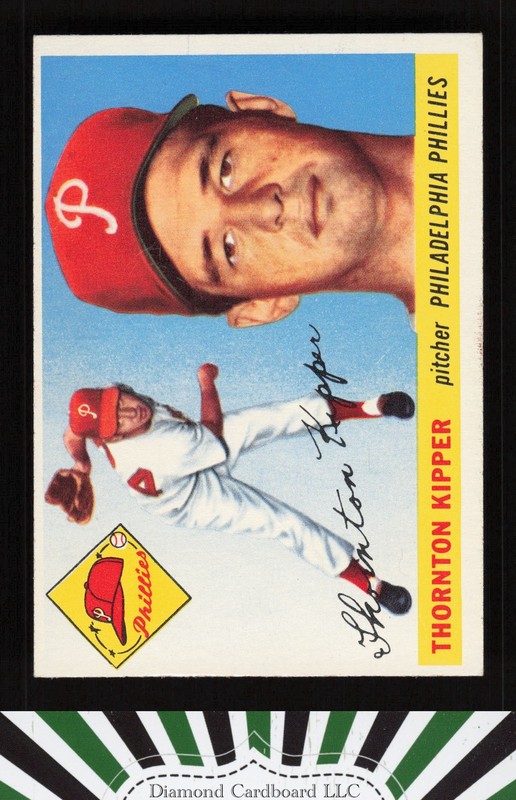 1955 Topps #62 Thornton Kipper EX w, front